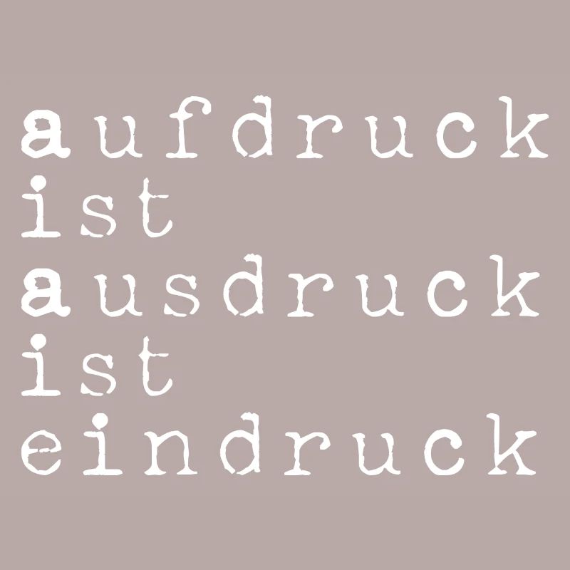 L’empreinte, c’est l’expression, c’est l’impression, le jeu de mots blanc