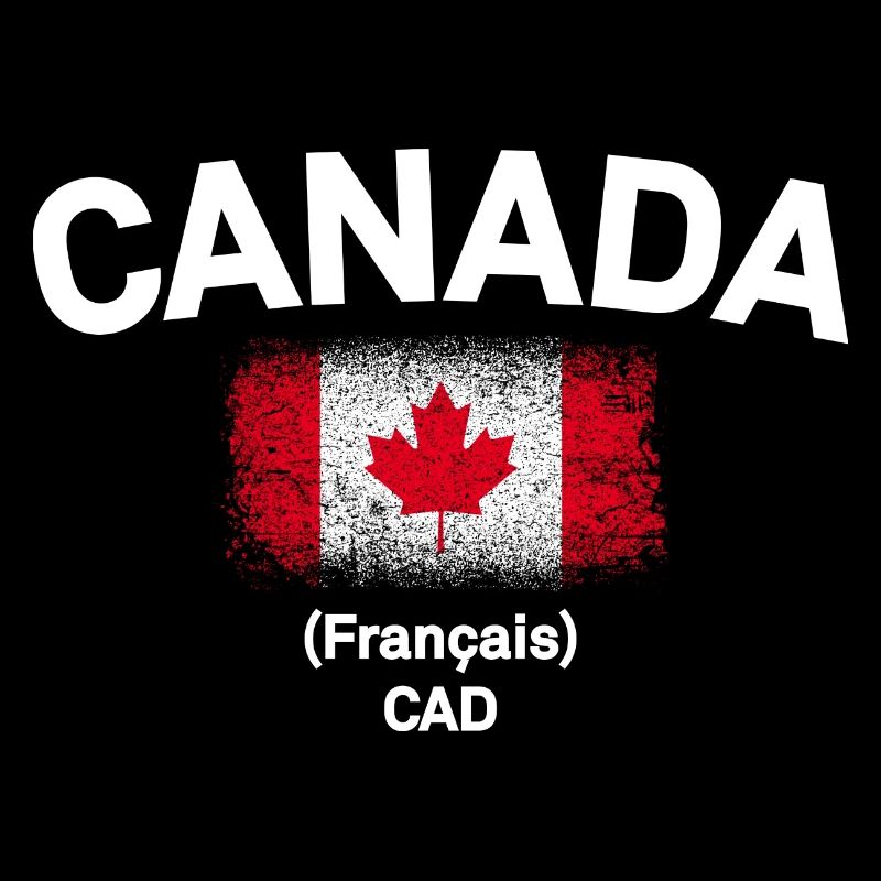 Drapeau canadien Franglais CAD