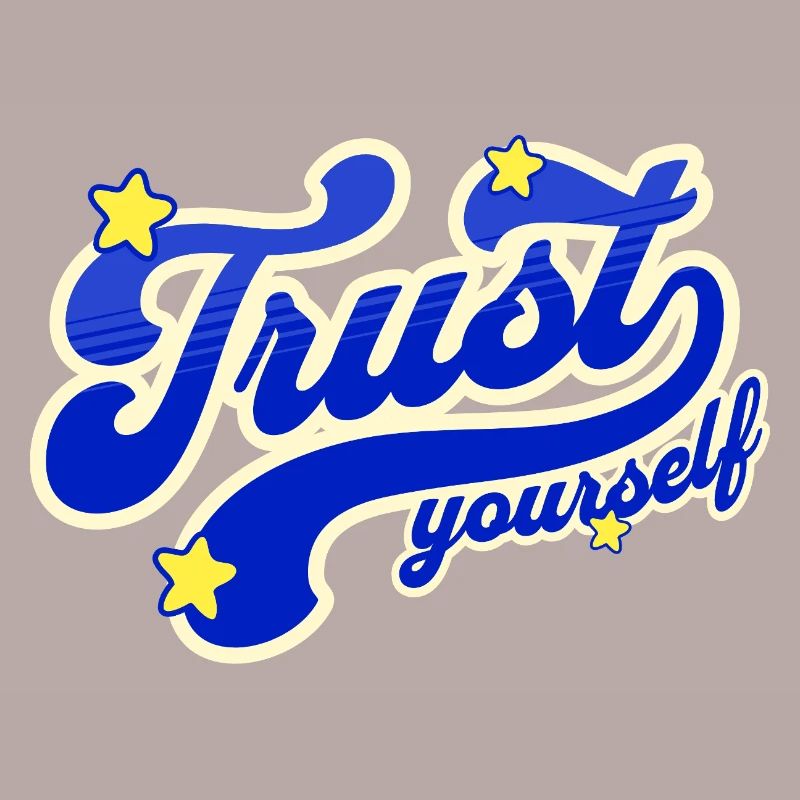Self-Confidence Starry Script