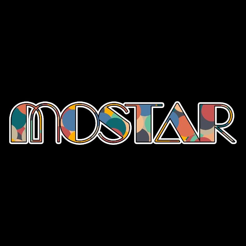 Mostar Retro Pop Typografie