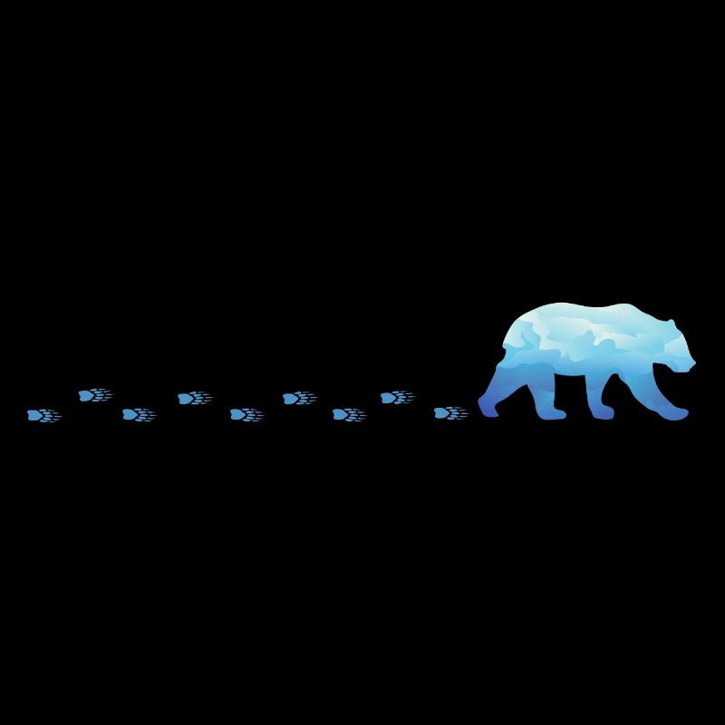 Ours polaire en marche