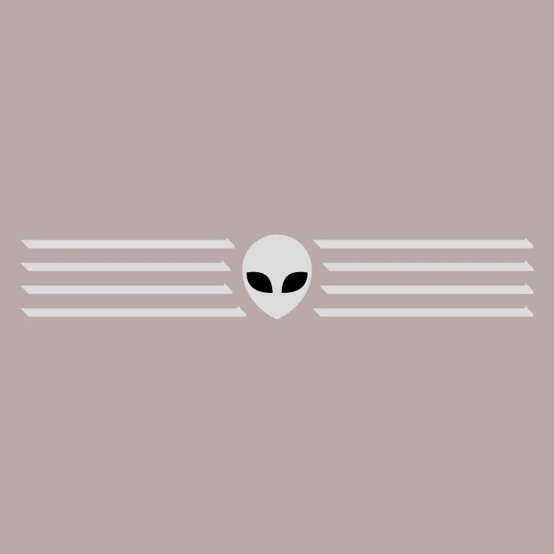 Strokes Alien Design Emblem