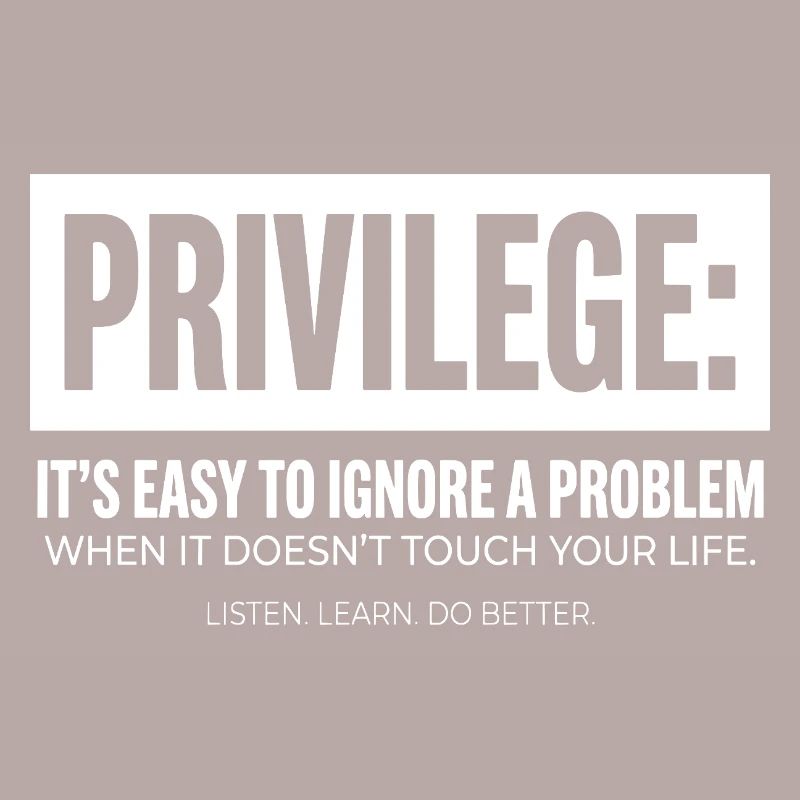 Privilege Statement Typography Text Motif