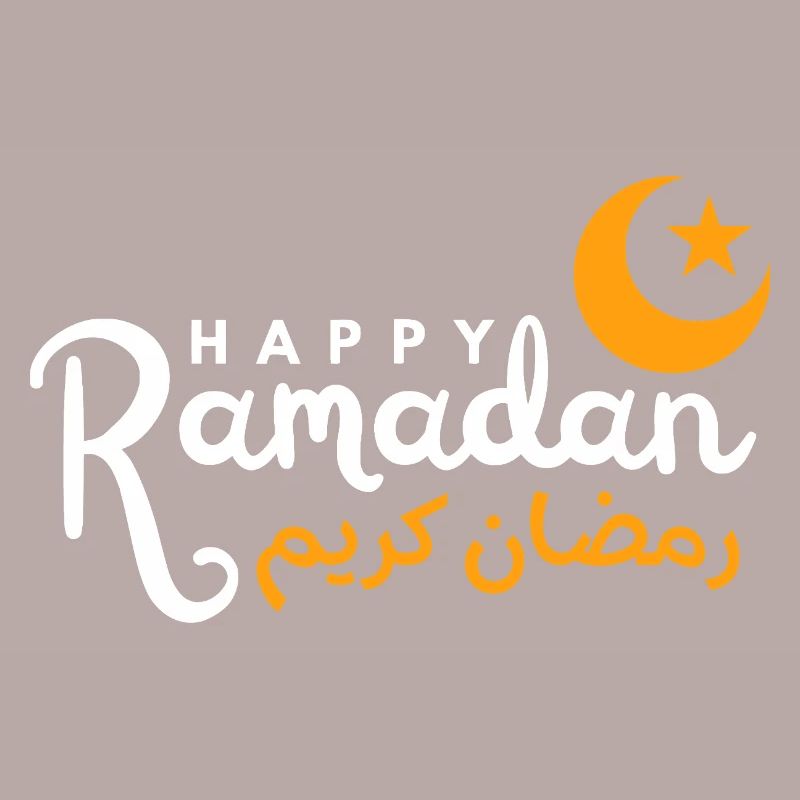 Ramadan Night Crescent Script