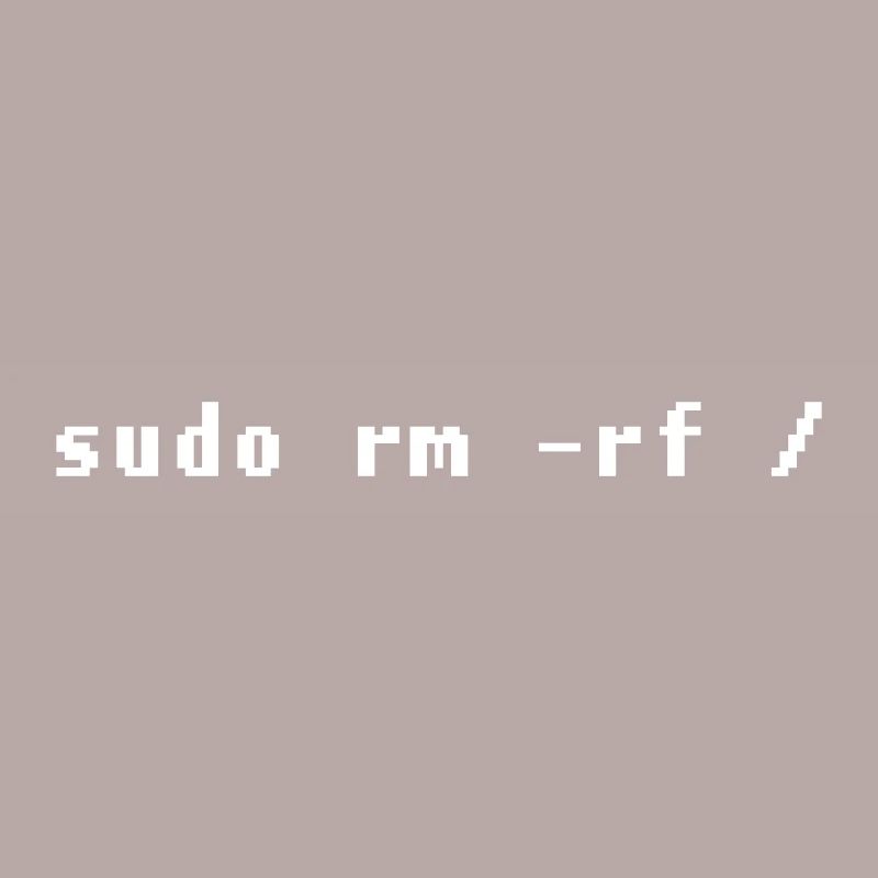 Conception drôle d'admin de Linux