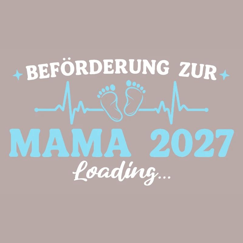 Mama 2027 Beförderung zur Mutter Geschenk