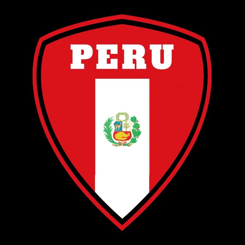 Peru Wappen / Geschenk Südamerika Flagge Lima