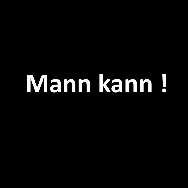 Mann kann/ Männer