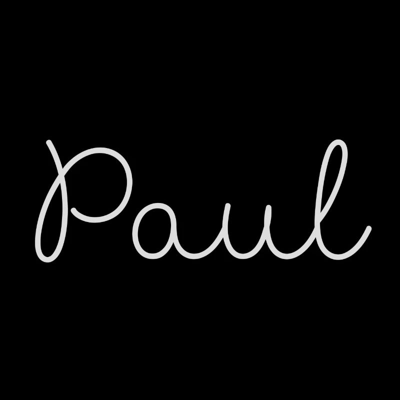 Paul, écriture,blanc, écriture