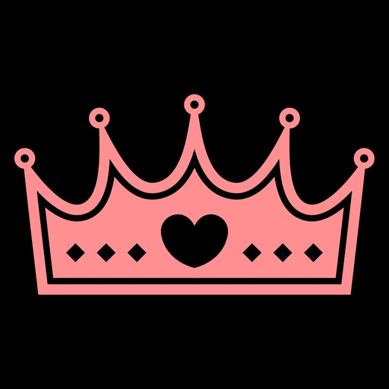 Forme de couronne de princesse