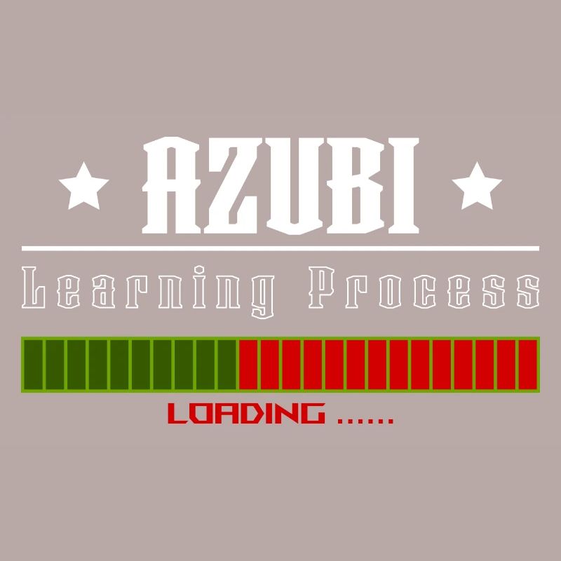 AZUBI learning process loading tshirt