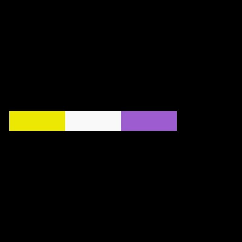 Discreet non-binary flag.