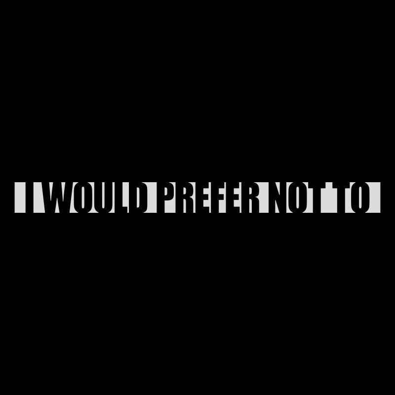 I prefer not to