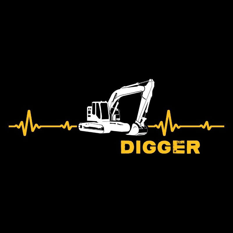 bagger baggerfahrer Baggerschaufel "Digger"
