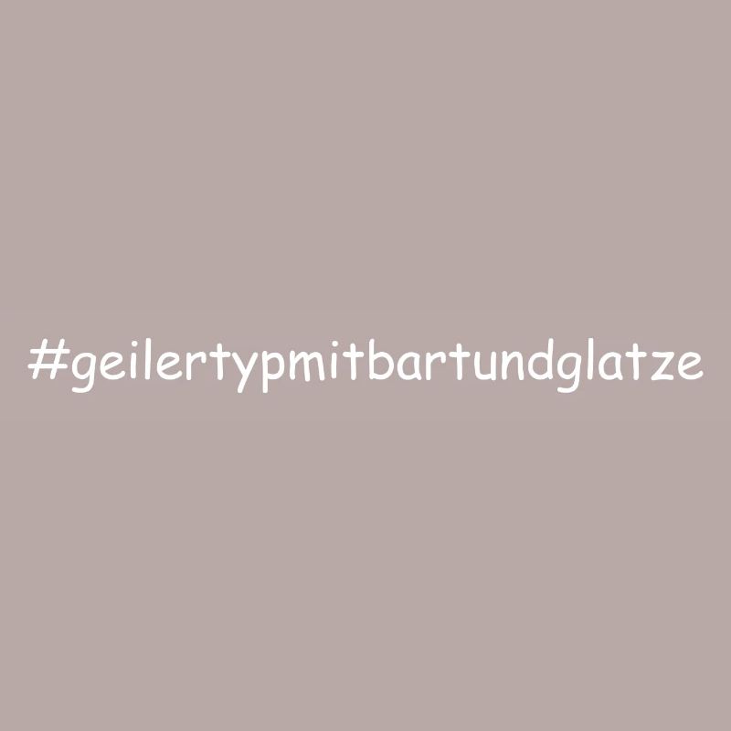 Geiler Typ Mit Bart & Glatze Glatzkopf Bartträger