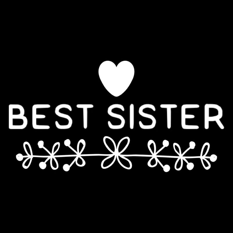 Best Sister - Beste Schwester mit Herz