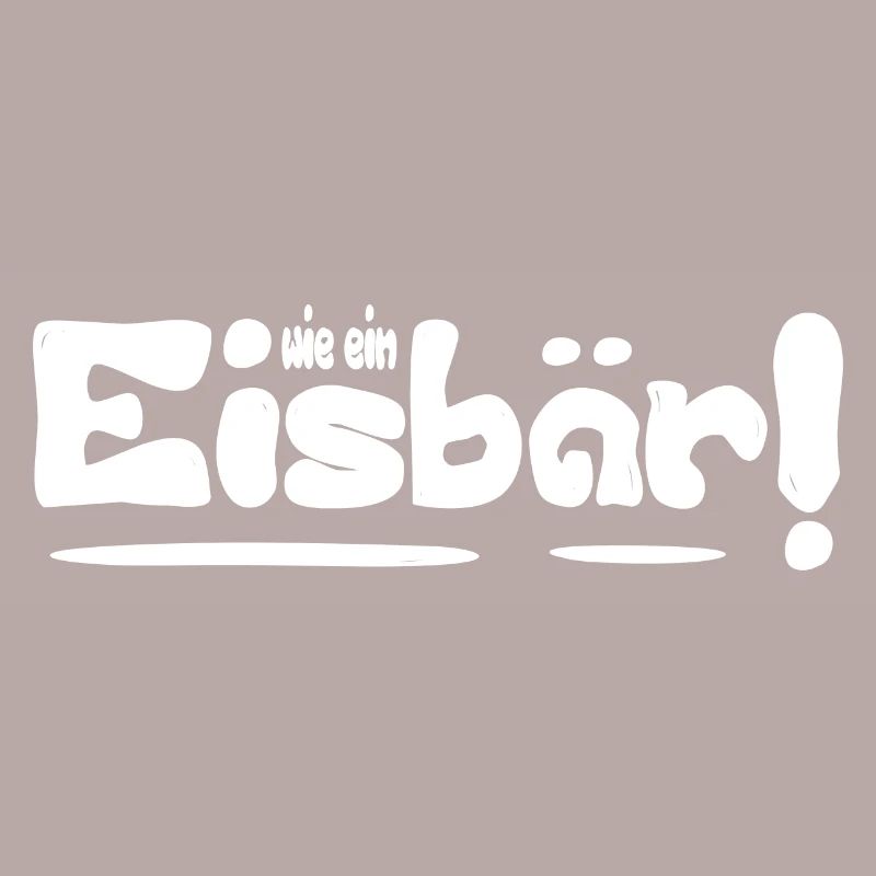 Eisbader Eisbär Winterschwimmer Winterhart Eisbad