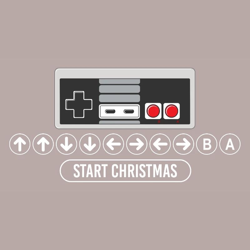 Cheat-Code Start Weihnachten Gaming Gamer Videospiel