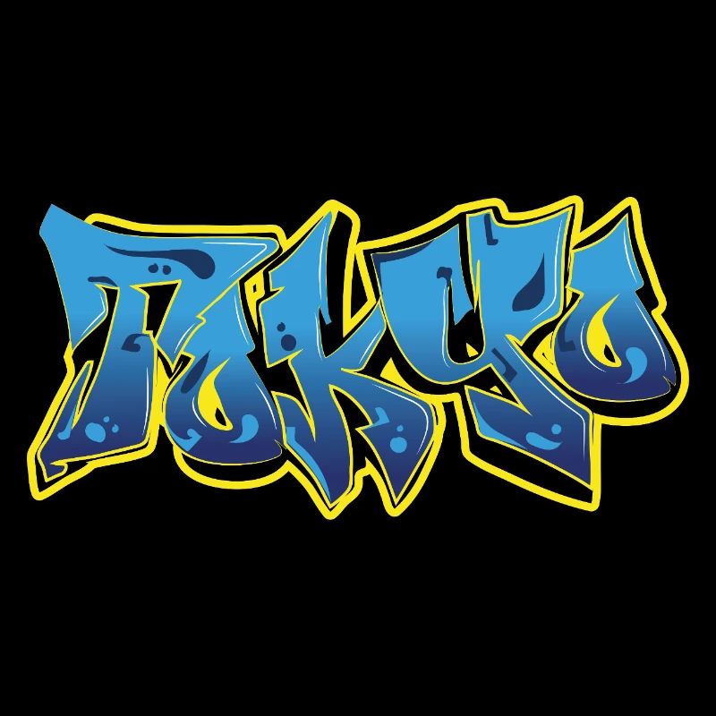 Cool Graffiti Tokyo Blue