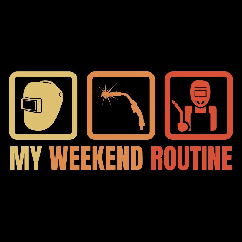 Schweißer Wochenendroutine