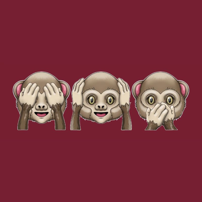 see no evil, hear no evil, speak no evil