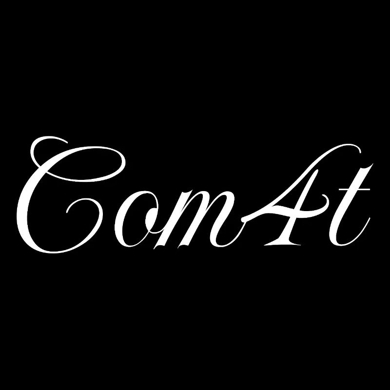 Com4t Merch - Ensemble de logos de tous les jours, blanc