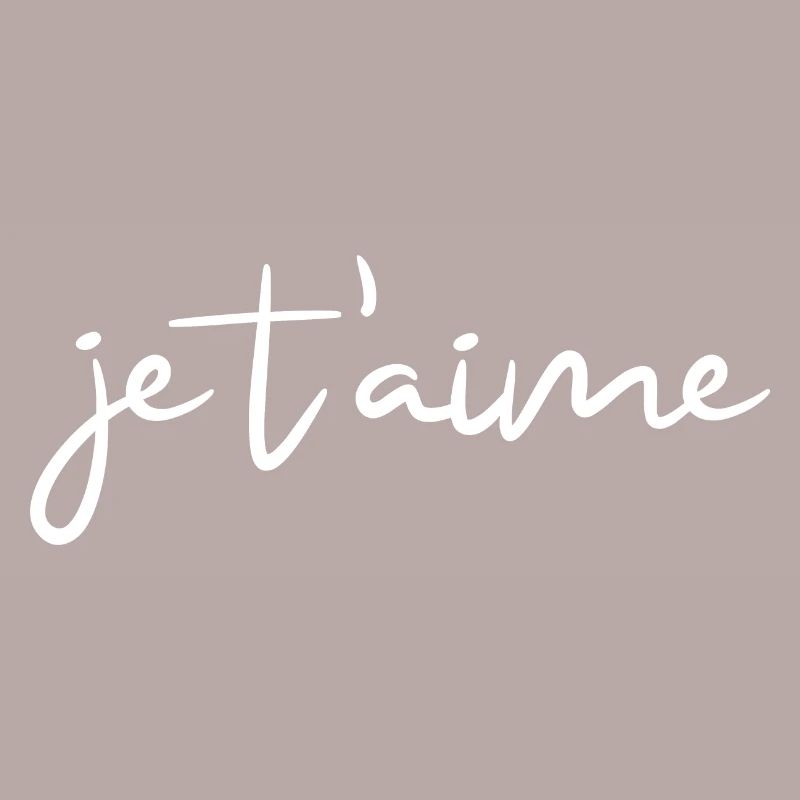 je t'aime