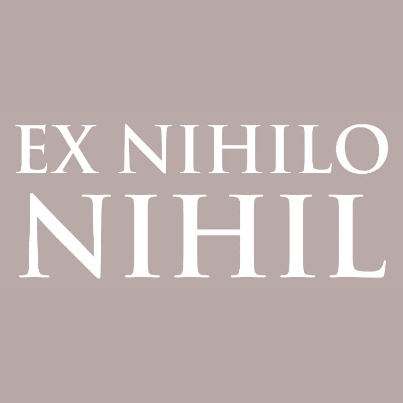 Ex nihilo nihil