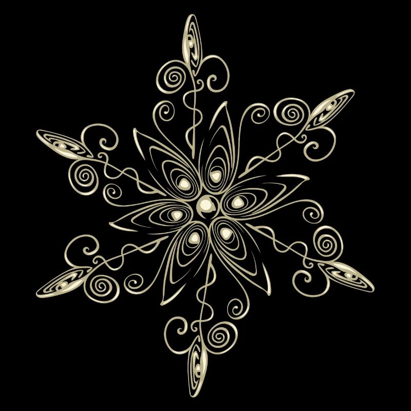 Cristal de glace Snowflake Star