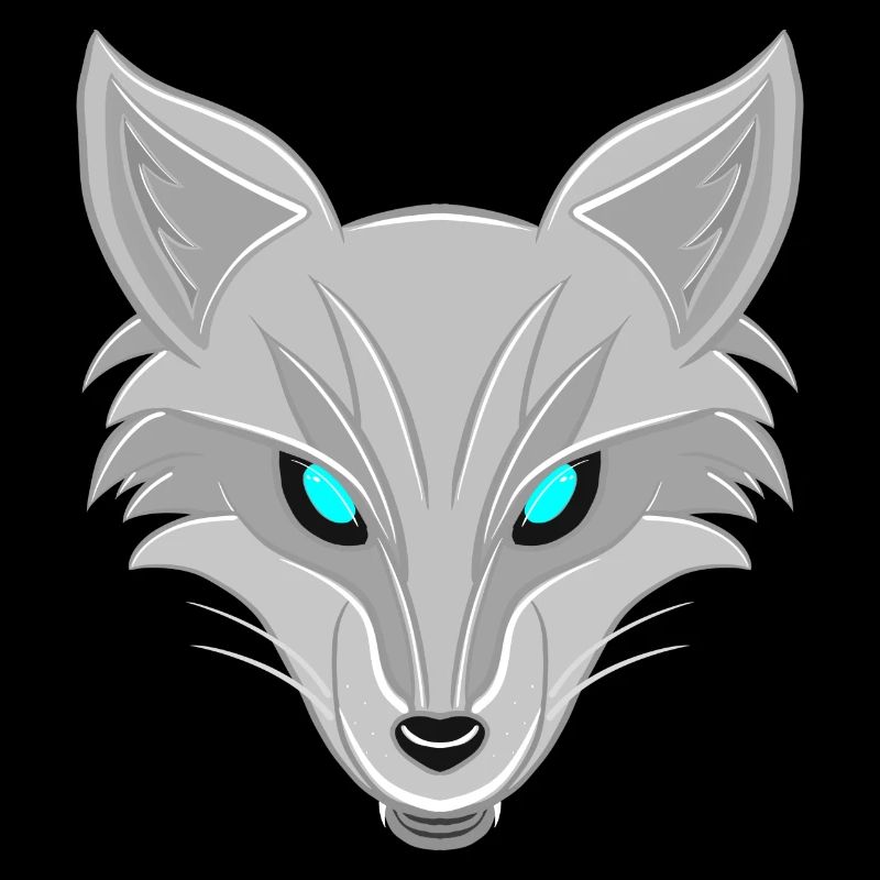 Silver Fox - Elegant Animal Lover Design