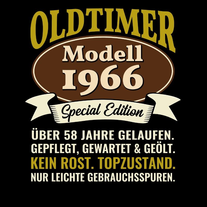 58. Geburtstag Oldtimer Modell 1966 58 Jahre