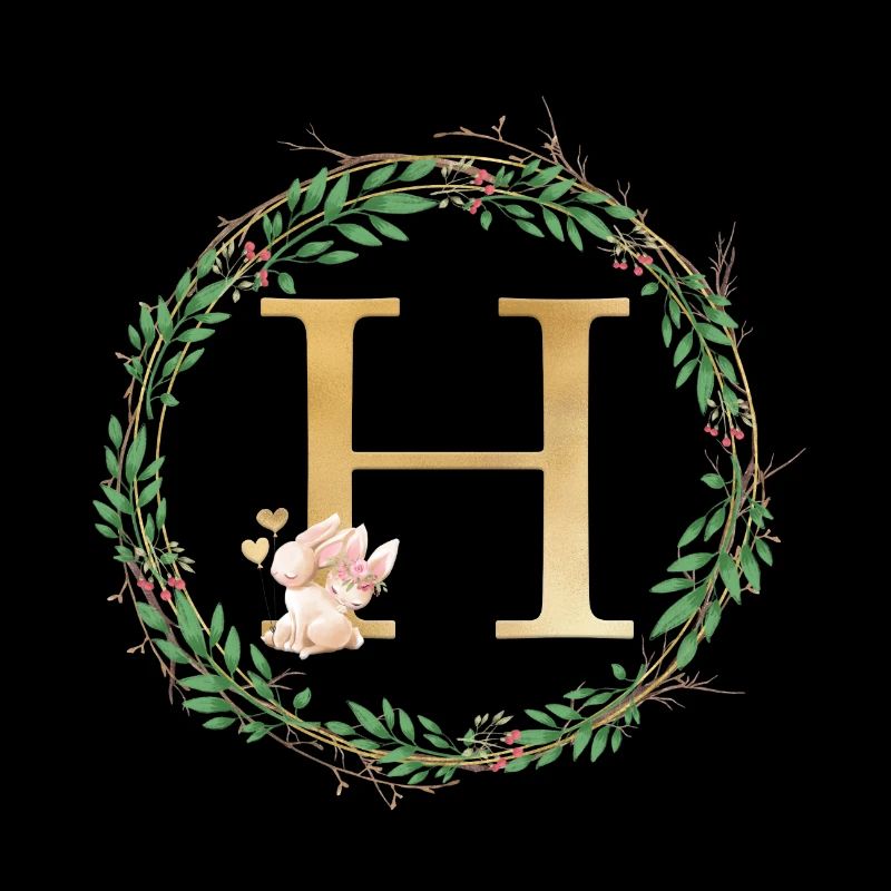 Customizable Monogram H