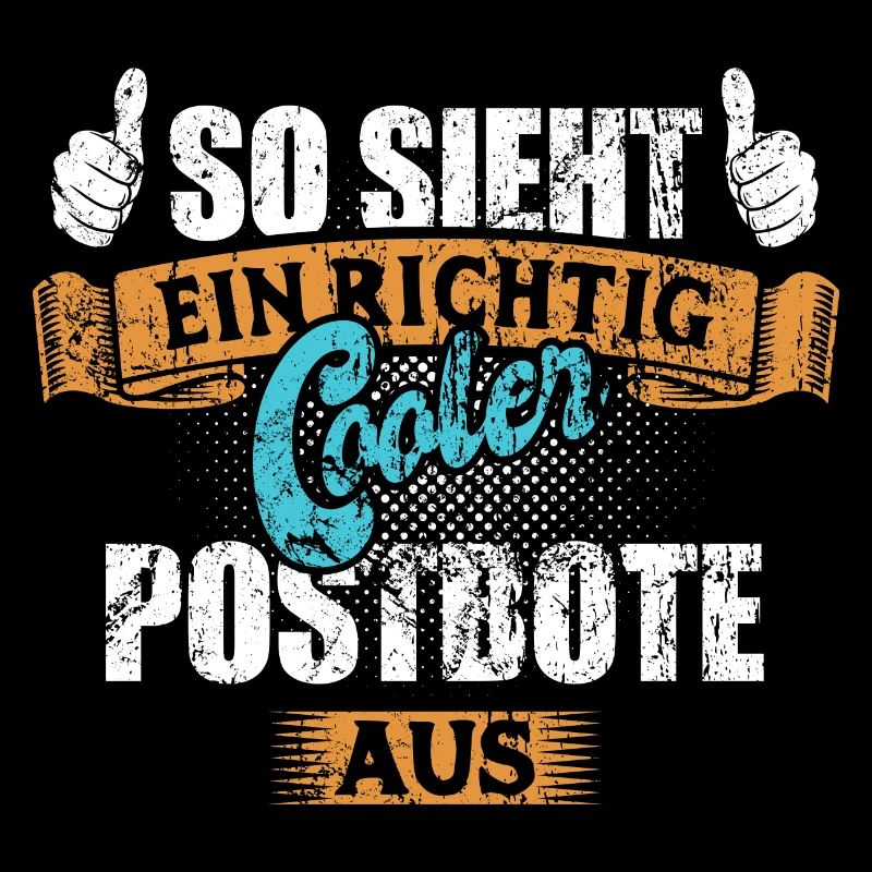So sieht ein richtig cooler Postbote aus