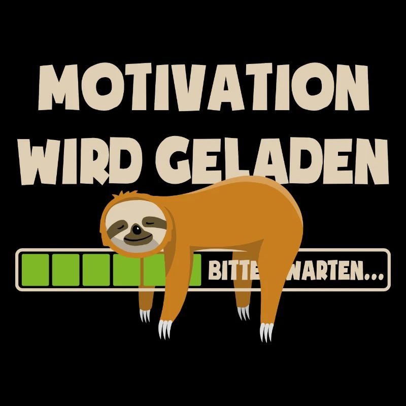 Faultier - Motivation wird geladen - bitte warten