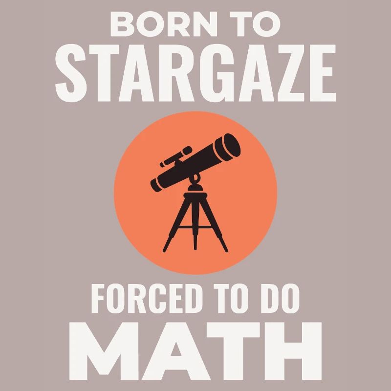 Astronomy Lover Math Design 