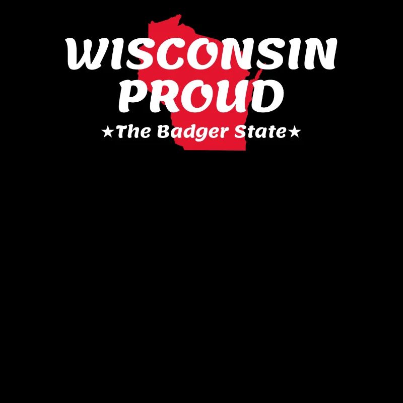 Wisconsin Proud State Devise The Badger State print