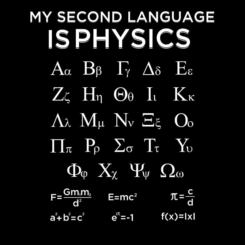 Ma langue seconde est la physique Physique drôle