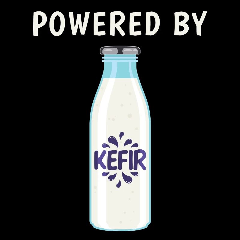 Drôle de boisson de fermentation alimenté par le graphique de kéfir
