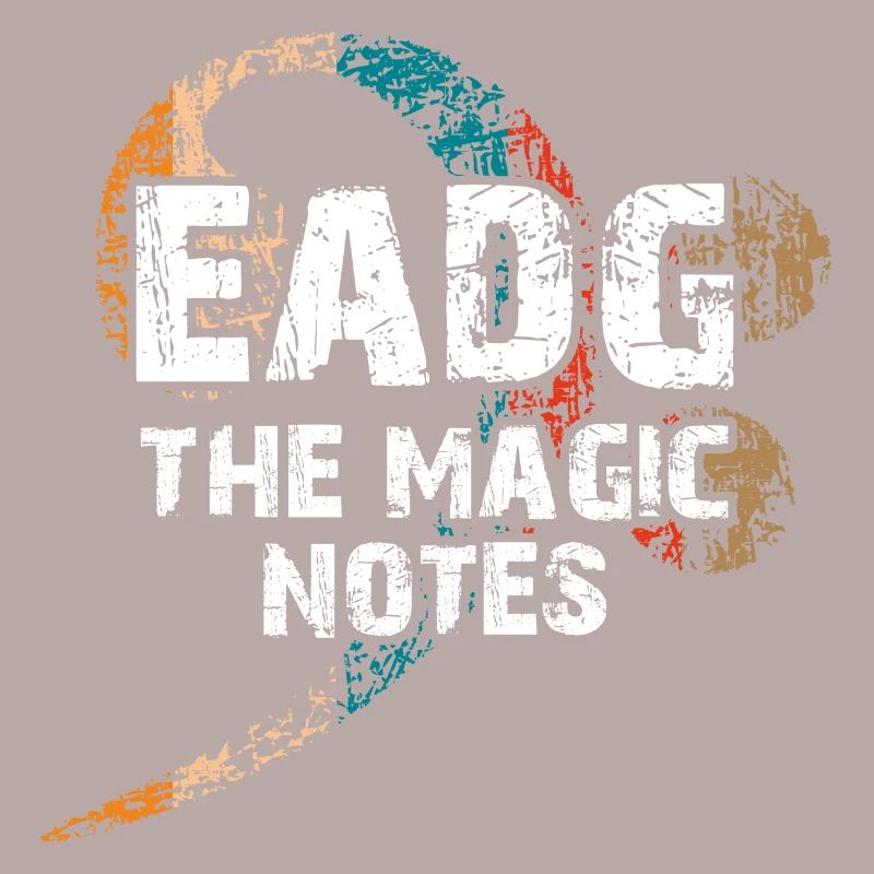 EADG les notes de basse magiques - design de basse cool
