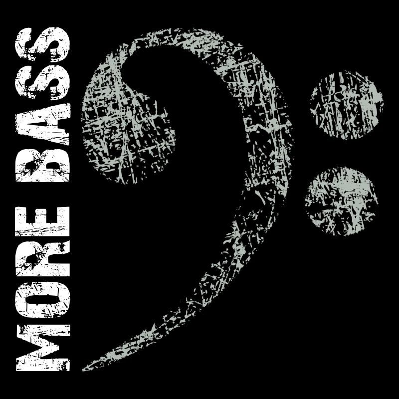 Plus de basses s’il vous plaît, grosse clé de fa