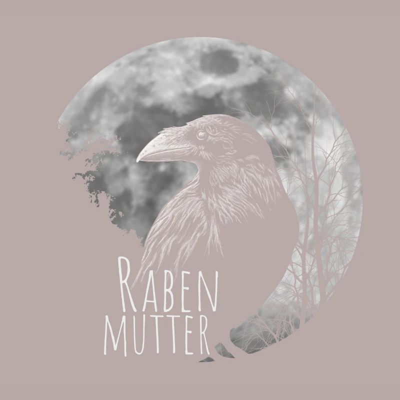 Rabenmutter schwarze Gothic Mutter Muttertag Krähe