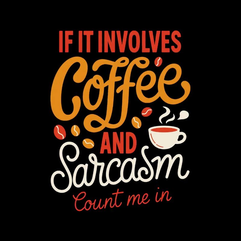 Café et sarcasme, comptez sur moi
