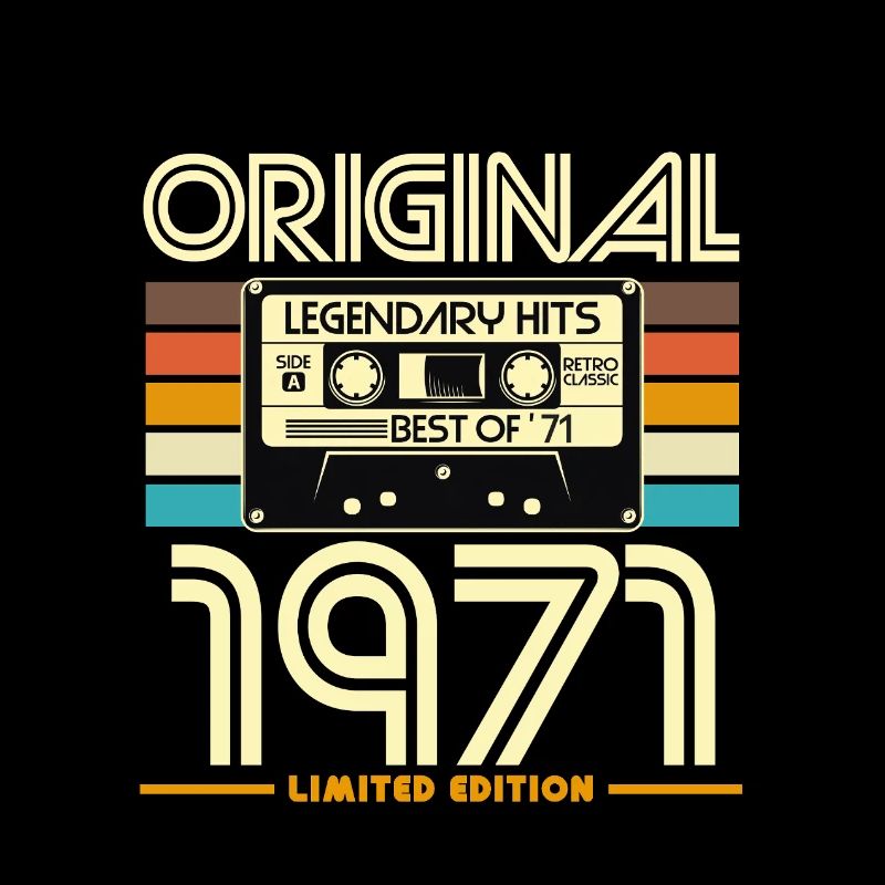 Originale limitierte Retro-Kassette von 1971