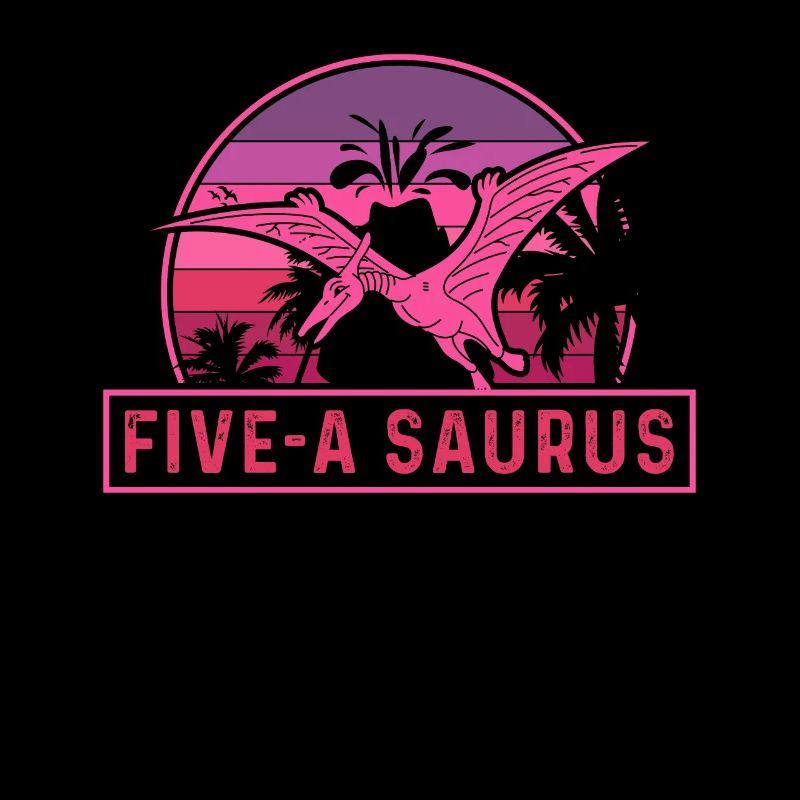 Five-A Saurus Pteranodon 5th Birthday