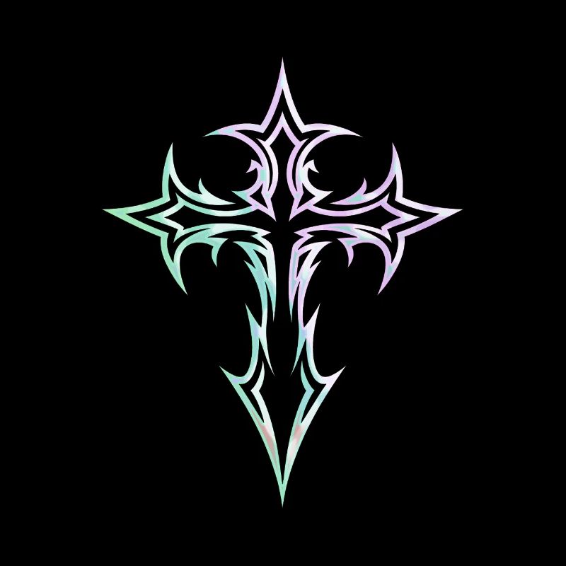 Goth Kreuz Y2K Emo Kreuz Gothic Aesthetic
