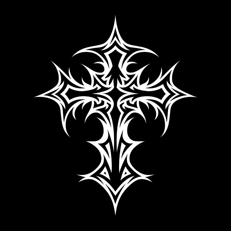 Goth Kreuz Y2K Emo Kreuz Gothic Aesthetic