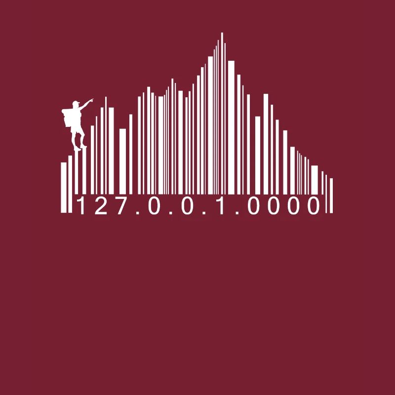 Barcode Berge Code Wandern Wanderer Strichcode