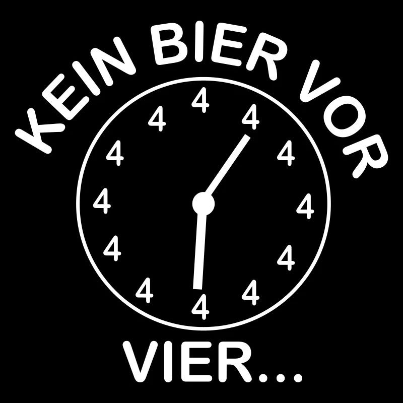 No beer before four