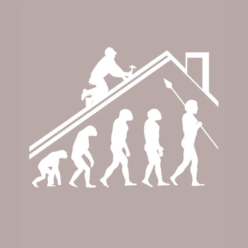 Dachdecker Evolution Geschenk