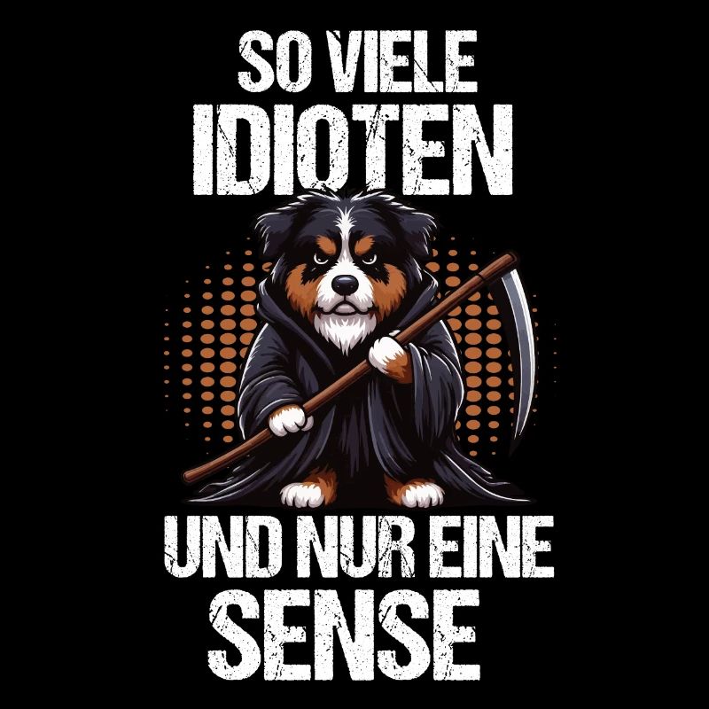 So Viele Idioten Australian Shepherd Aussie hund